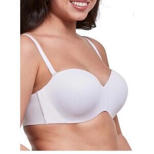 Maidenform Women's Strapless Lift Underwire Bra SN0004 -‎ White 40DD